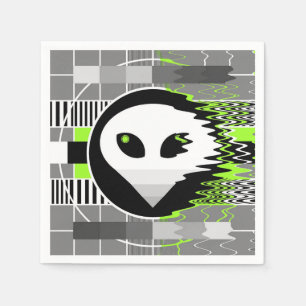 guardanapo de papel para TV Alienígena