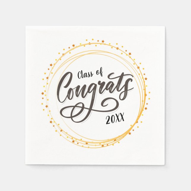 Guardanapo De Papel Parabéns Classe de Napkins (Frente)