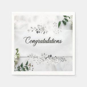 Guardanapo De Papel Parabéns de Casamento Papel Napkin