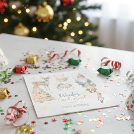 Guardanapo De Papel Parabéns de inverno