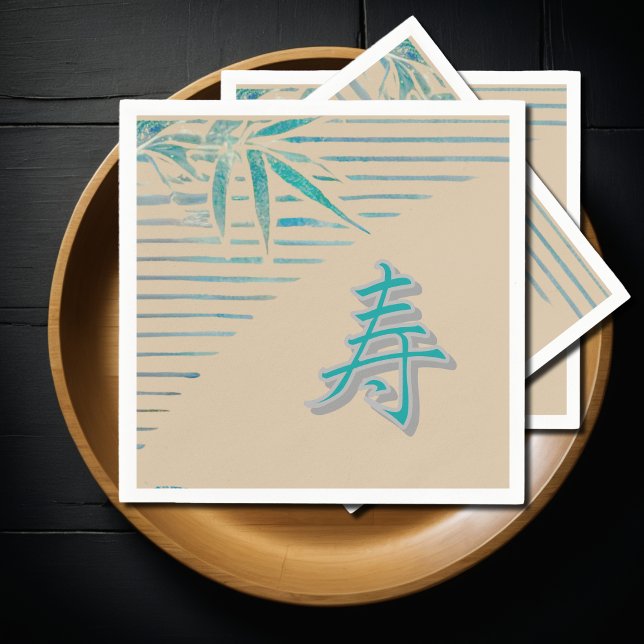 Guardanapo De Papel parabéns kanji - bambu (Criador carregado)