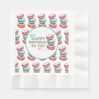 Guardanapo De Papel Parabéns Para Você | Macaron