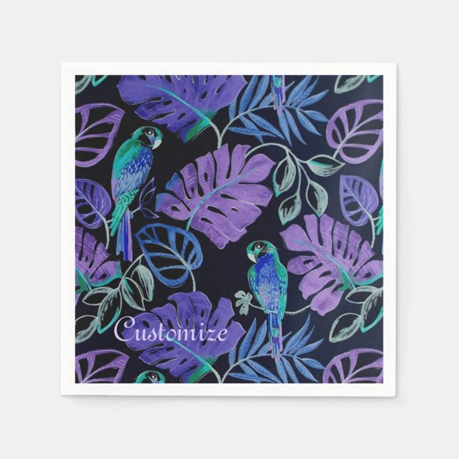 Guardanapo De Papel Paraíso tropical Napkins (Frente)