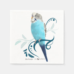 Guardanapo De Papel Parakeet azul