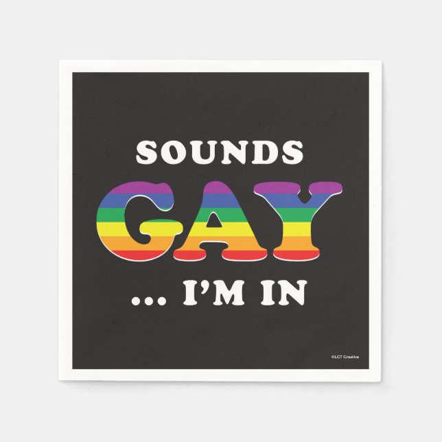 Guardanapo De Papel Parece Gay... Estou dentro (Frente)