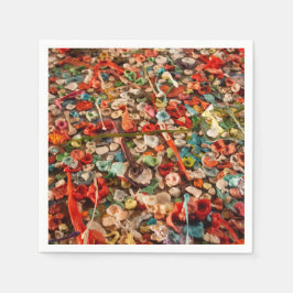 Guardanapo De Papel Parede Colorida de Goma