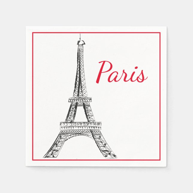 Guardanapo De Papel Paris Paper Napkins (Frente)