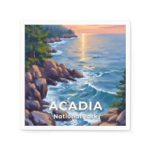 Parque Nacional Acadia | Pintura de Viagem de Arte