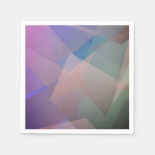 Guardanapo De Papel Partículas voadoras de abstrato Formas geométric