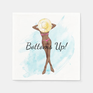 Guardanapo De Papel Partido Adulto da Menina Bikini