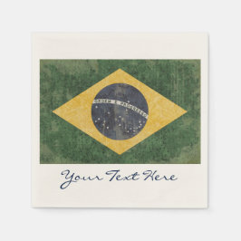 Guardanapo De Papel Partido Bandeira do Brasil Napkins