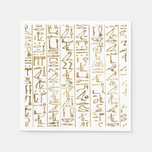 Guardanapo De Papel Partido chique moderno Glam de Egipto do egípcio