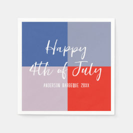 Guardanapo De Papel Partido CHURRASCO Patriótico Moderno