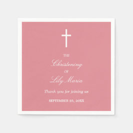 Guardanapo De Papel Partido Cristal Rosa Blush Napkins