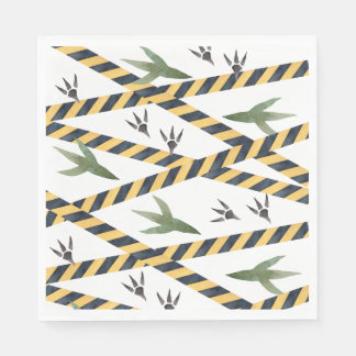 Guardanapo De Papel Partido da Construção Dinossauro Napkins
