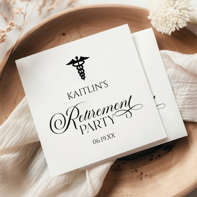 Guardanapo De Papel Partido da Reforma Médica Elegante de Caduco (Criador carregado)