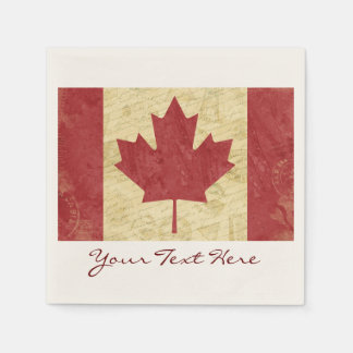 Guardanapo De Papel Partido de Bandeira do Canadá Napkins