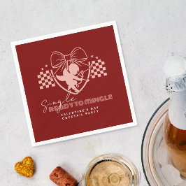 Guardanapo De Papel Partido Dia de os namorados dos Solteiros Cupídeos