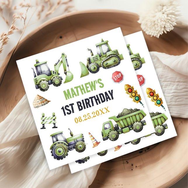 Guardanapo De Papel Partido do primeiro aniversario das Crianças de Co (Criador carregado)