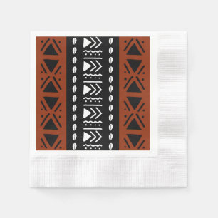 Guardanapo De Papel Partido Favor do Papel Design Bogolan Africano Nap