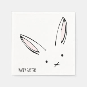 Guardanapo De Papel Partido Felz pascoa Bunny Rabbit Napkins