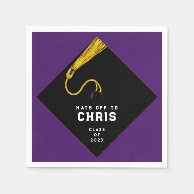 Guardanapo De Papel Partido Graduação 2025 (Frente)