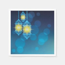 Guardanapo De Papel Partido jante das lanternas marroquinas árabes