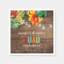 Guardanapo De Papel Partido Luau