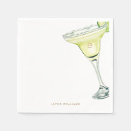 Guardanapo De Papel Partido na Casa Margarita Chá Cocktail