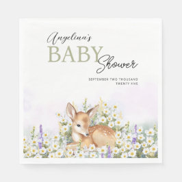 Guardanapo De Papel Partido Napkins para chá de fraldas com uma adoráv