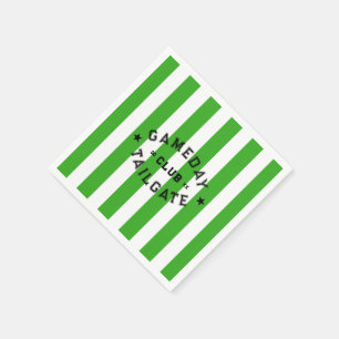 Guardanapo De Papel Partido Personalizado da Greve Verde do Clube de P