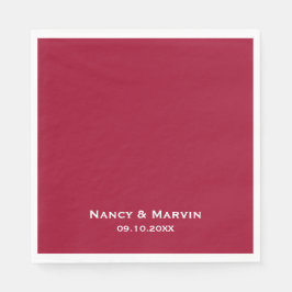 Guardanapo De Papel Partido Personalizado Ruby 40º Aniversário de Casa