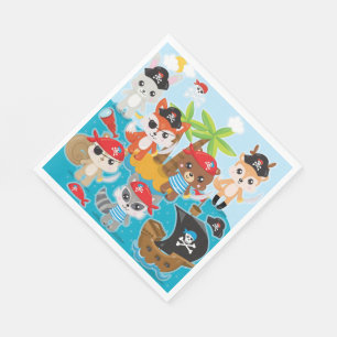 Guardanapo De Papel Partido Pirata Final Pirata Napkins