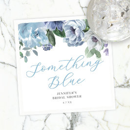 Guardanapo De Papel Partido Romântico dos Chás de panela Azuis Azuis