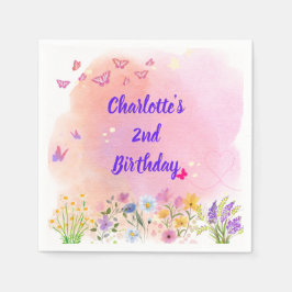 Guardanapo De Papel Partido segundo aniversário "Dois Selvagens e Chei