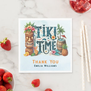 Guardanapo De Papel Partido Tropical Tiki Casamento Luau Chá de panela