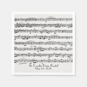 Guardanapo De Papel partitura para o considerando do piano