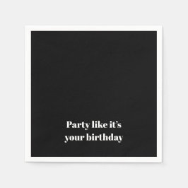 Guardanapo De Papel 'Party Like It's Your Birthday' Birthday Party