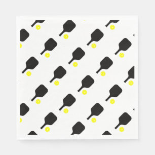 Guardanapo De Papel Pás e bolas de picleball