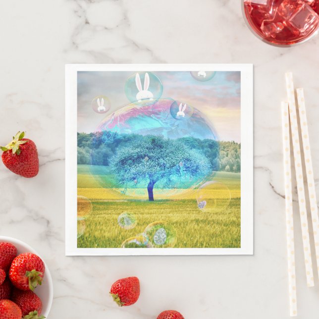 Guardanapo De Papel Páscoa Bunny Paper Napkin (Insitu)