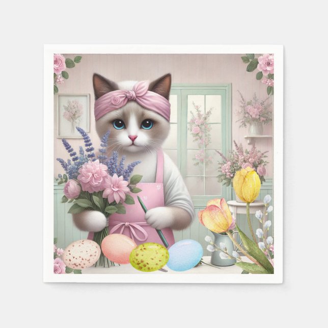 Guardanapo De Papel Páscoa com ovos (Frente)