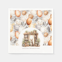 Guardanapo De Papel Páscoa russa da Vintage personalizada