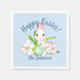 Guardanapo De Papel Páscoas Lily e Bunnies Doces
