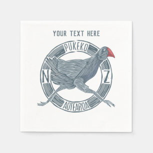 Guardanapo De Papel Pássaro Pukeko NZ