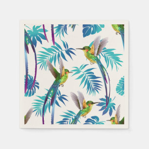 Guardanapo De Papel Pássaros-do-mar Tropicais Longos