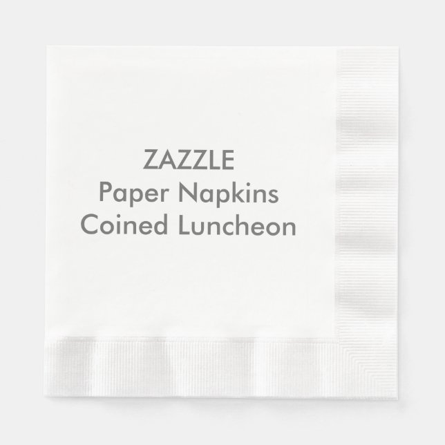 Guardanapo De Papel Pasta de papel personalizado Napkins com revestime (Frente)