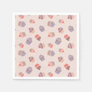 Guardanapo De Papel Pastel Cupcake Confetti Birthday Napkins