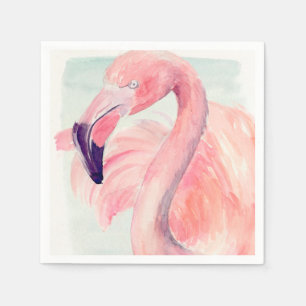 Guardanapo De Papel Pastel Flamingo