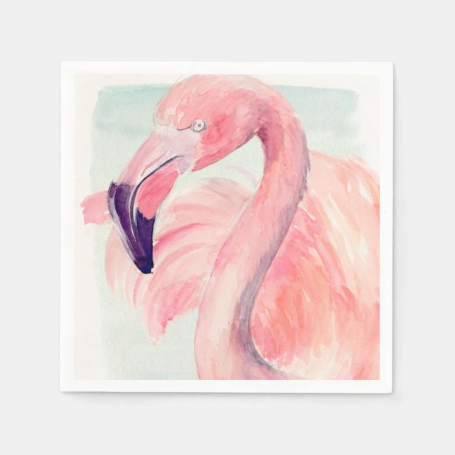 Guardanapo De Papel Pastel Flamingo (Frente)