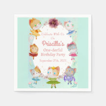 Pastel Green All Ballerina Cat Party
